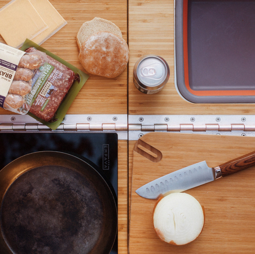 Rivian R1T - Overland Kitchen with updated Gear Sled