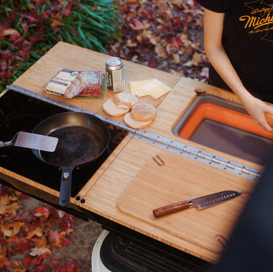 Rivian R1T - Overland Kitchen with updated Gear Sled