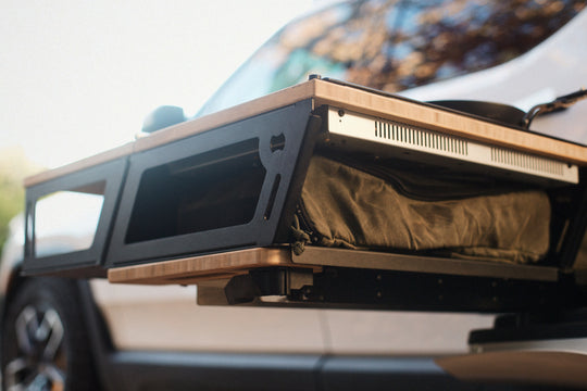 Rivian R1T - Overland Kitchen with updated Gear Sled