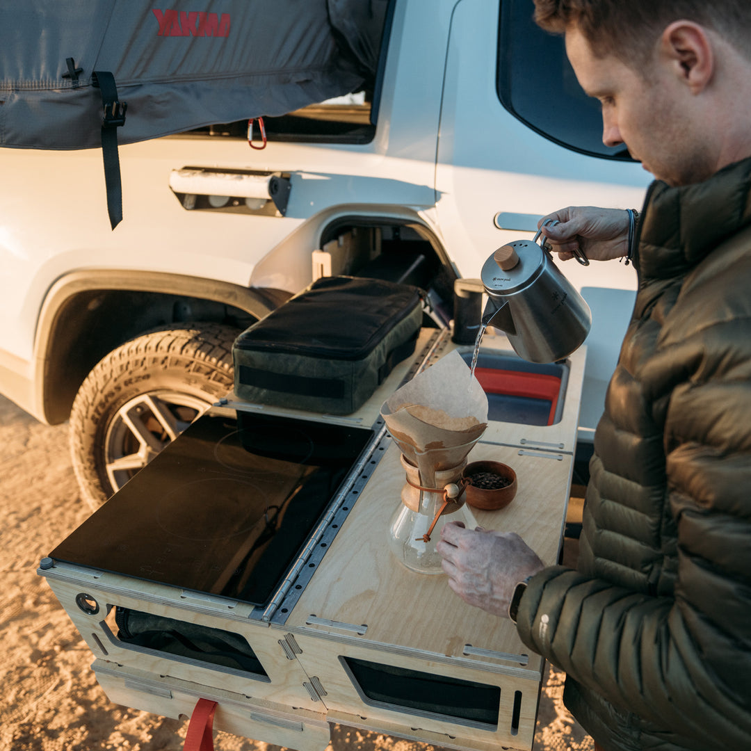 Rivian R1T - Camp Kitchen with Gear Sled