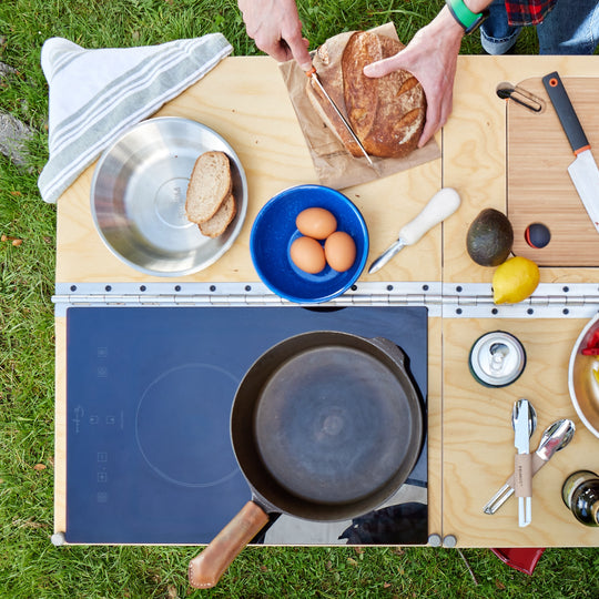 Rivian R1T - Overland Kitchen with Gear Sled