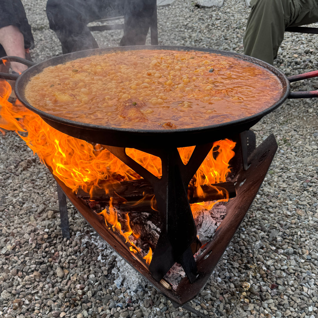 The Trillium Flat Pack Fire Pit & Grill