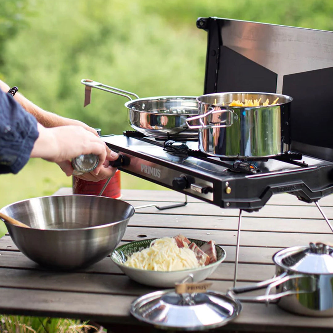 Campfire Cookset Stainless Steel - Large